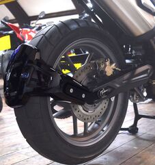 Pyramid Plastics / ピラミッドプラスチック Triumph Tiger 800 XR/XRT/XRX/Low スプレーガード (リアフェンダー) グロスブラック 2013> | 085602B