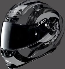 Nolan / ノーラン X-LITE フルフェイス ヘルメット X-803 RS HATTRICK, Ultra Carbon Hattrick Black, Size S | U8R0006280715