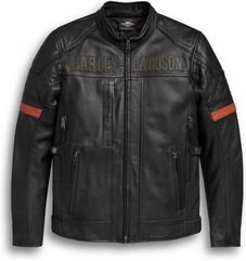 Harley-Davidson Vanocker Waterproof H-D® Triple Vent System" Leather Jacket, Black | 98000-20EM