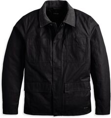 Harley-Davidson Men'S Mesa Hd Adv Waxed Motorcycle Jacket, Black Beauty | 98163-23VM