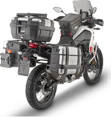 GIVI / ジビ Windscreen for Yamaha Tenere 700, Tenere 700 Rallye Edition, color light smoke, dim. HxW 39,5 x 39,5 cm, fits oe headlight fairing | D2145S