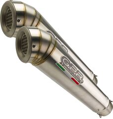 GPR / ジーピーアール Original For Kawasaki Zzr 1400 2012/16 E3 Pair Homologated スリッポンエキゾースト Powercone Evo | K.148.PCEV