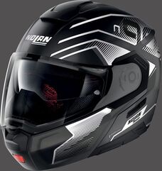 Nolan / ノーラン フリップアップ ヘルメット N90-3 COMEBACK N-COM, FLAT BLACK, Size XXL | N930006630438