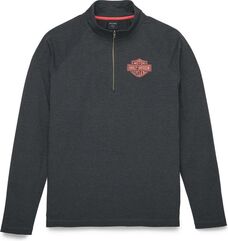 Harley-Davidson Bar & Shield Vent Tee For Men, Heather Charcoal | 96320-22VM