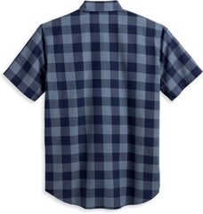 Harley-Davidson Shirt-Woven, Blue Plaid | 96389-23VM