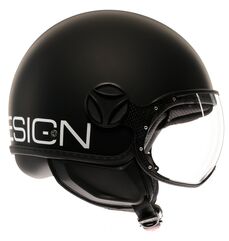 MOMO DESIGN / モモ デザイン ヘルメット FGTR CLASSIC 欧州E2206認証, モノマット ブラック/ホワイト | 21184A7001001