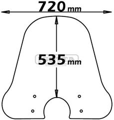 Isotta / イソッタ ウィンドシールド クラシック VESPA PX DISC BRAKE | cls4154