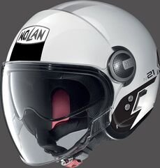 Nolan / ノーラン ジェット ヘルメット N21 VISOR AGILITY, White