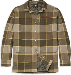 Harley-Davidson Men'S Vintage Plaid Shirt Jacket, Yarn-dyed plaid | 96064-22VM