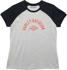 Harley-Davidson Tank-Knit, Colorblock-Design-Heather Grey | 96657-22VW