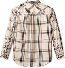 Harley-Davidson Shirt-Woven, Off White Plaid | 96643-23VM