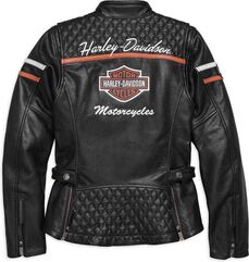 Harley-Davidson Miss Enthusiast Leather Jacket, Black | 98030-18EW