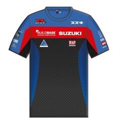 Suzuki / スズキ BSB チーム Tシャツ フルプリント メンズ, XS | 990F0-B3ST1-0XS