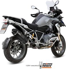 MIVV / ミヴSPEED EDGE スリップ オン ブラックステンレススチール for BMW R 1200 GS (2013 - 2016) | B.016.LRB