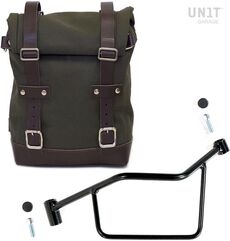 Unitgarage / ユニットガレージ Side Pannier Canvas + Left Subframe R 1200 R LC, Green/Brown | U001+2101SX-Green-Brown