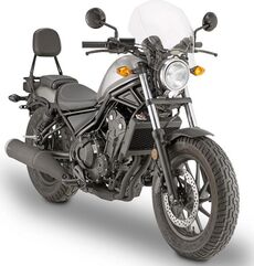 GIVI / ジビ Universal Screen, Clear, dim. HxW 35x41 cm, fitting kit not included | 140A