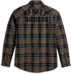 Harley-Davidson Men'S Staple Shirt, Olive Plaid | 96126-23VM