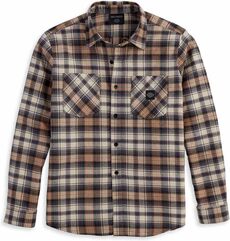 Harley-Davidson Shirt-Woven, Brown Plaid | 96367-23VM