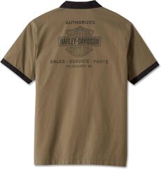 Harley-Davidson Shirt-Woven, Grape Leaf | 96871-23VM