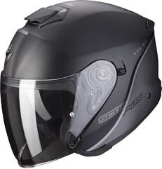 Scorpion / スコーピオン Exo ジェットヘルメット S1 Essence ブラックシルバー | 88-391-159