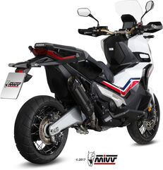 MIVV / ミヴマフラー SPORT SLIP-ON Muffler SUONO STEEL BLACK For HONDA X-ADV 750 | H.066.L9