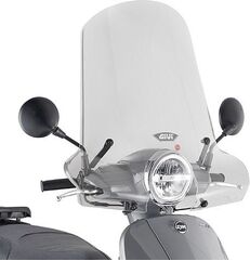 GIVI / ジビ Transparent windshield SYM Fiddle 125 Euro 5 (2020) | 7062A