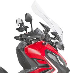 GIVI / ジビ Windscreen for Honda X-ADV, color clear, dim. HxW 65x40 cm, 13 cm higher than oe | D1156ST