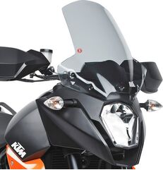 GIVI / ジビ Screen for KTM 950 SMT, color light smoke, dim. HxW 49 x 41 cm, 17 cm higher than oe | D750S