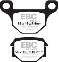 EBCブレーキ UK製ケブラー オーガニックFAシリーズ ブレーキパッド リア左側用 | FA093