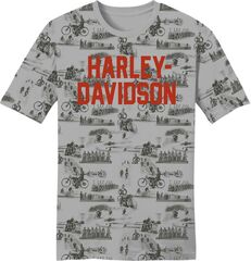 Harley-Davidson Men'S Wizard Tee, Vapor | 96592-23VM