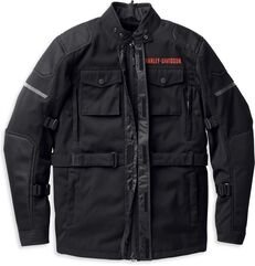 Harley-Davidson Men'S Quest Triple Vent System Jacket, Black | 98127-22EM