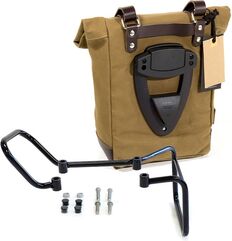 Unit Garage SIDE PANNIER CANVAS + SUBFRAME HUSQVARNA 401, Beige-Brown | U001-3000-Beige-Brown