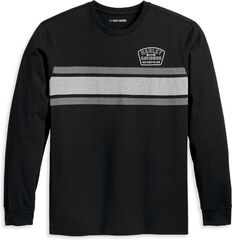 Harley-Davidson Tee-Knit, Colorblock-Design-Black Beauty | 96097-23VM