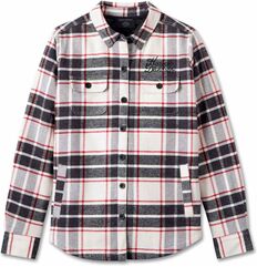 Harley-Davidson Shirt Jacket-Woven, YD Plaid-Chili Pepper | 96279-24VW
