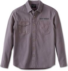 Harley-Davidson Shirt-Woven, Blackened Pearl | 96884-23VM