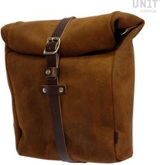 Unitgarage / ユニットガレージ Gobi Waxed suede side pannier, ColoradoBrown | U036-ColoradoBrown