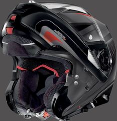 Nolan / ノーラン フリップアップ ヘルメット N100-5 ORBITER N-COM, Grey Red