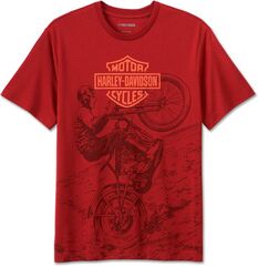 Harley-Davidson Men'S Freedom Machine Performance Tee, Winery | 96815-23VM