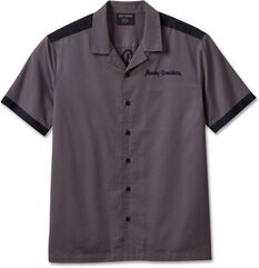 Harley-Davidson Shirt-Woven, Blackened Pearl | 96618-23VM