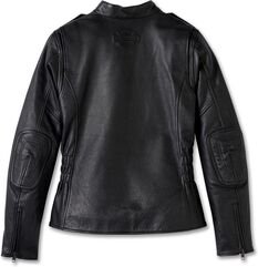 Harley-Davidson Women'S Layering System Captains Leather Jacket, Black | 98018-23VW