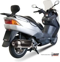 MIVV / ミヴマフラー URBAN Full sys. 1x1 Muffler STAINLESS STEEL For SUZUKI BURGMAN 125 | C.SU.0008.B