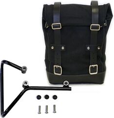 Unit Garage SIDE PANNIER CANVAS + SUBFRAME HUSQVARNA SVARTPILEN 701, Black-Black | U001-3002-Black-Black