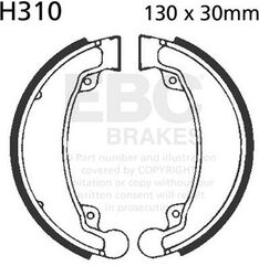 EBCブレーキ Plain モーターサイクル リプレイスメント ブレーキシューズ リア左側用 | H310
