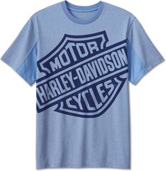 Harley-Davidson Tee-Knit, Colonial Blue | 96822-23VM