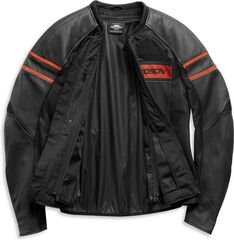 Harley-Davidson H-D® Brawler" Leather Jacket, Black | 98004-21EH