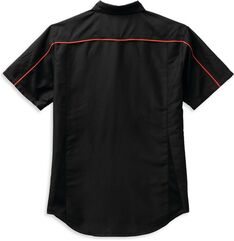 Harley-Davidson Shirt-Woven, Black/Orange | 99089-22VM