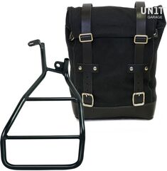 Unitgarage / ユニットガレージ Side Pannier Canvas + Right Subframe Sportster S 1250, Black/Black | U001+3320DX-Black-Black