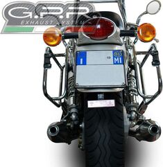 GPR / ジーピーアール Original For Moto Guzzi California 1100 2003/05 Pair Homologated スリッポンエキゾースト Vintacone | GU.58.03.VIC