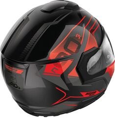 Nolan / ノーラン モジュラー ヘルメット N90-3 06 COMEBACK N-CO, Black Red, Size M | N9Z0006630442