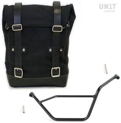 Unitgarage / ユニットガレージ Side Pannier Canvas + Left Subframe Bmw GS 850/1100/1150 e ADV, Black/Black | U001+1524SX-Black-Black